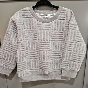 KIDS - Grey Textured Sweatshirt - Toddler/Kid