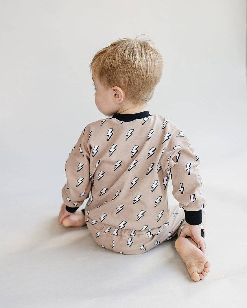 KIDS - Lightning Bolt Jogger Set - Baby/Toddler/Kids