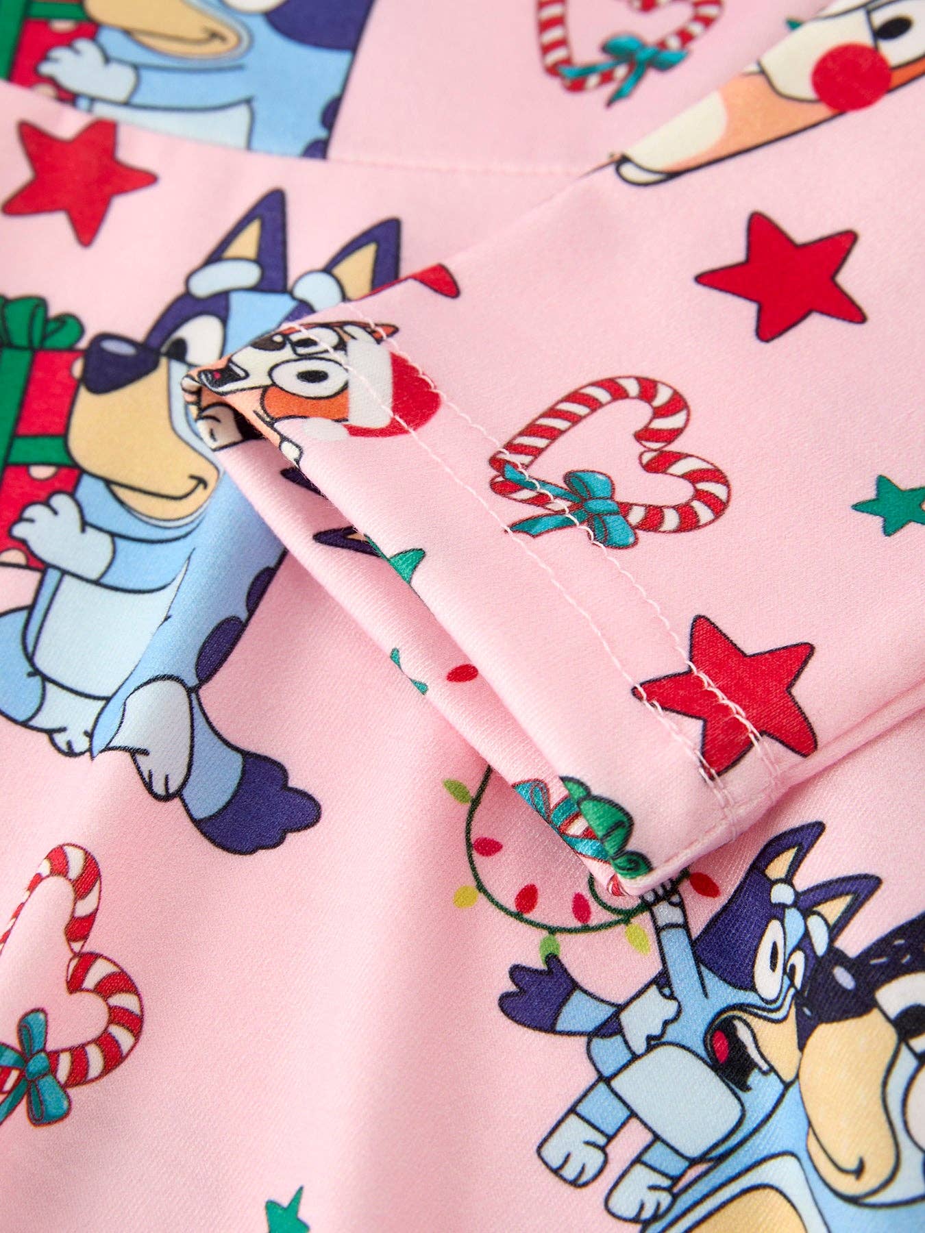 KIDS- Christmas Bluey Print Dress - Toddler/Kids