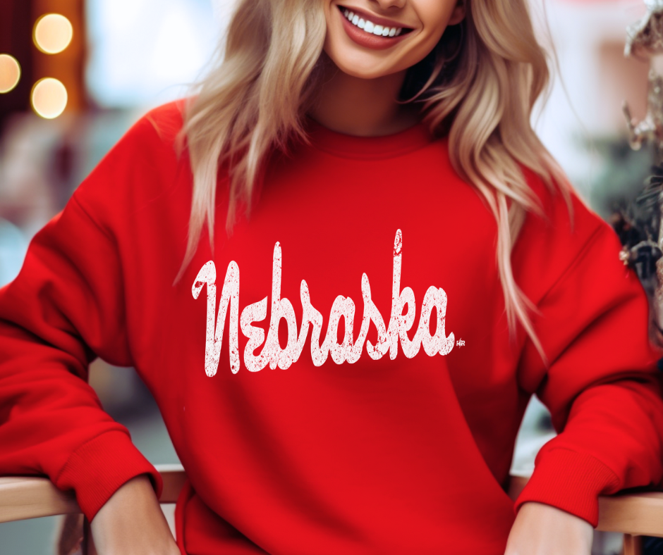 Nebraska Script Sweatshirt