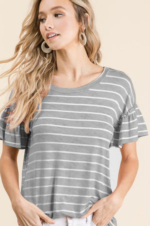Level Up Striped Top