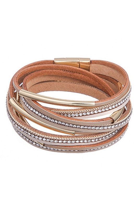 Maisie Magnetic Bracelet - Khaki