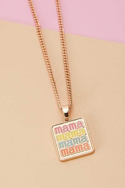 MAMA Pendant Necklace