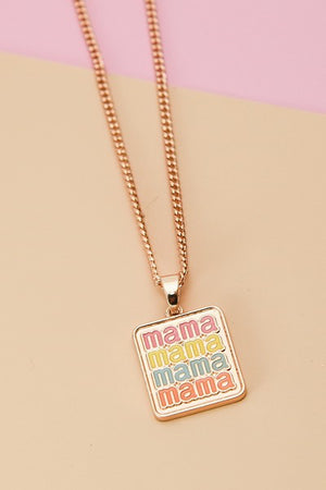 MAMA Pendant Necklace