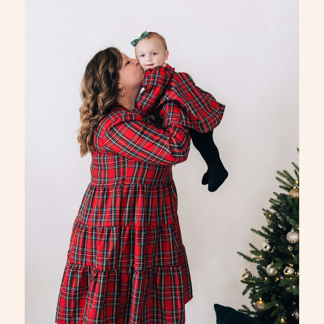 KIDS - Christmas Plaid Dress - Baby/Kids