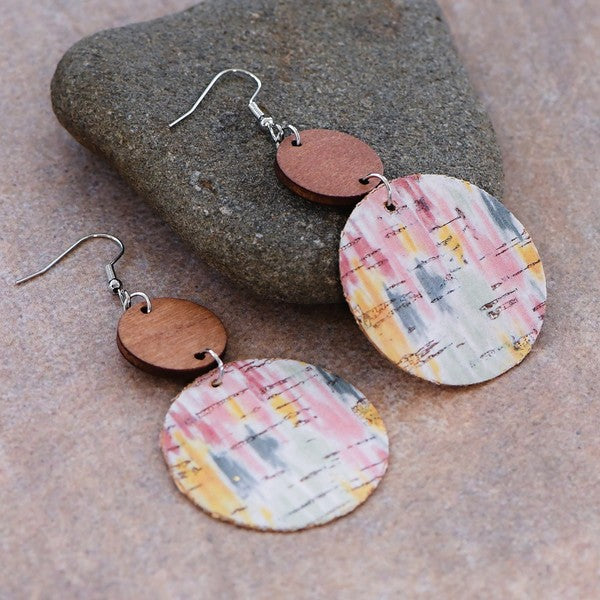 Mika Cork Earrings