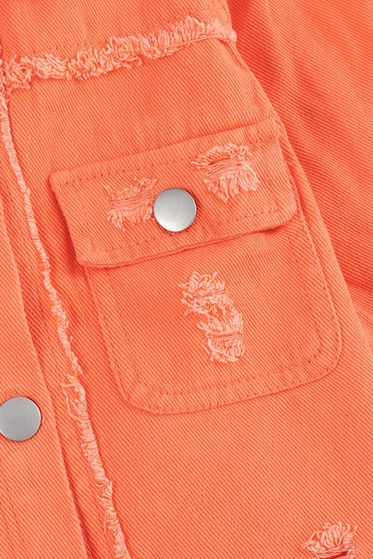 KIDS - Orange Denim Top - Baby