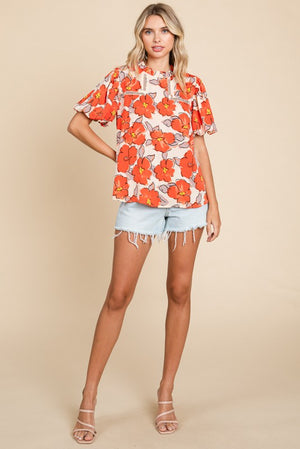 Be Bold Vibrant Floral Top