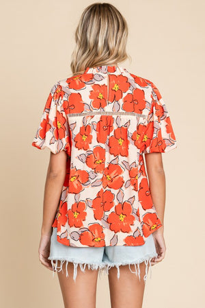 Be Bold Vibrant Floral Top