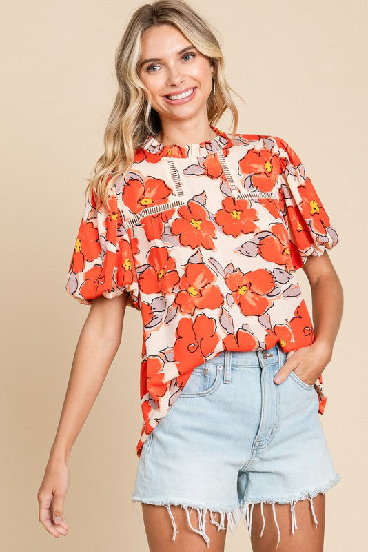Be Bold Vibrant Floral Top