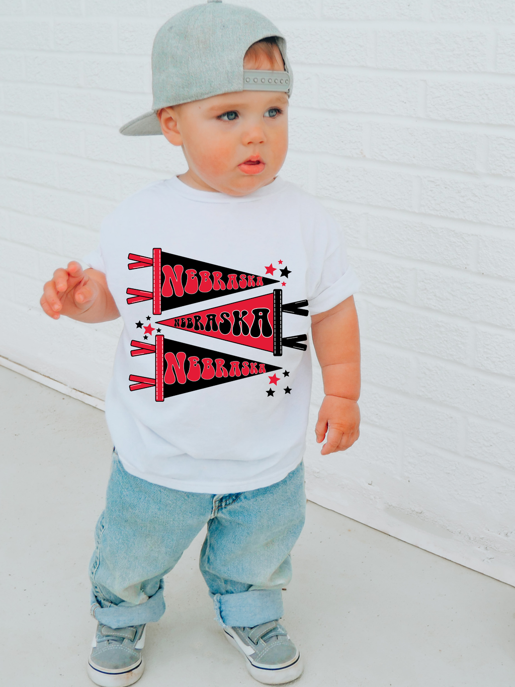 KIDS - Nebraska Pennants Graphic Tee - Toddler/Kids