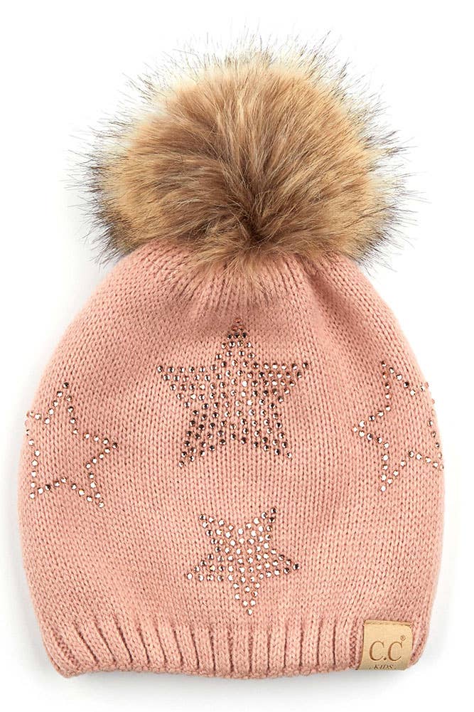 KIDS - C.C Star Pom Beanie - Kids