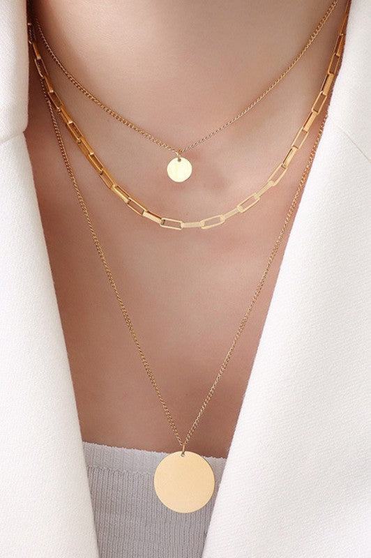 Maggie 18K Layered Gold Necklace