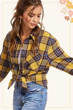 Wear It With Pride Plaid Top