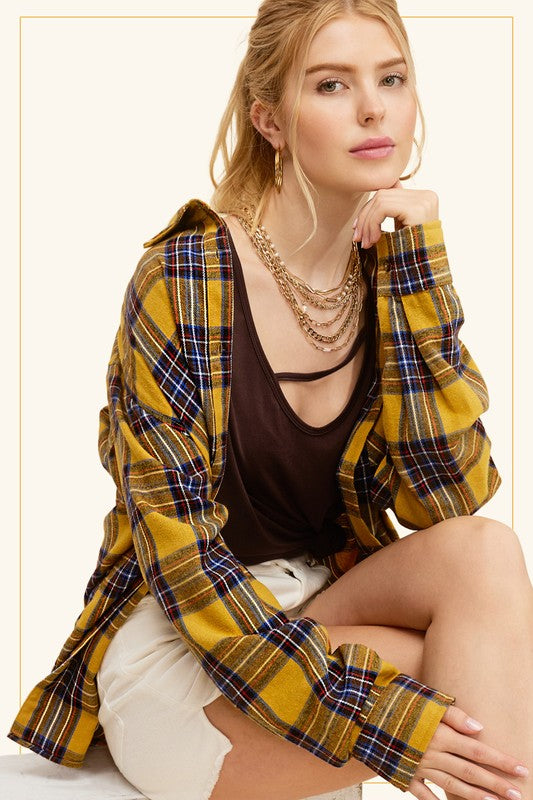 Wear It With Pride Plaid Top