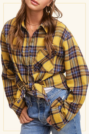 Wear It With Pride Plaid Top