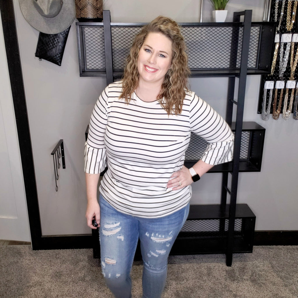 On My Way Striped Top