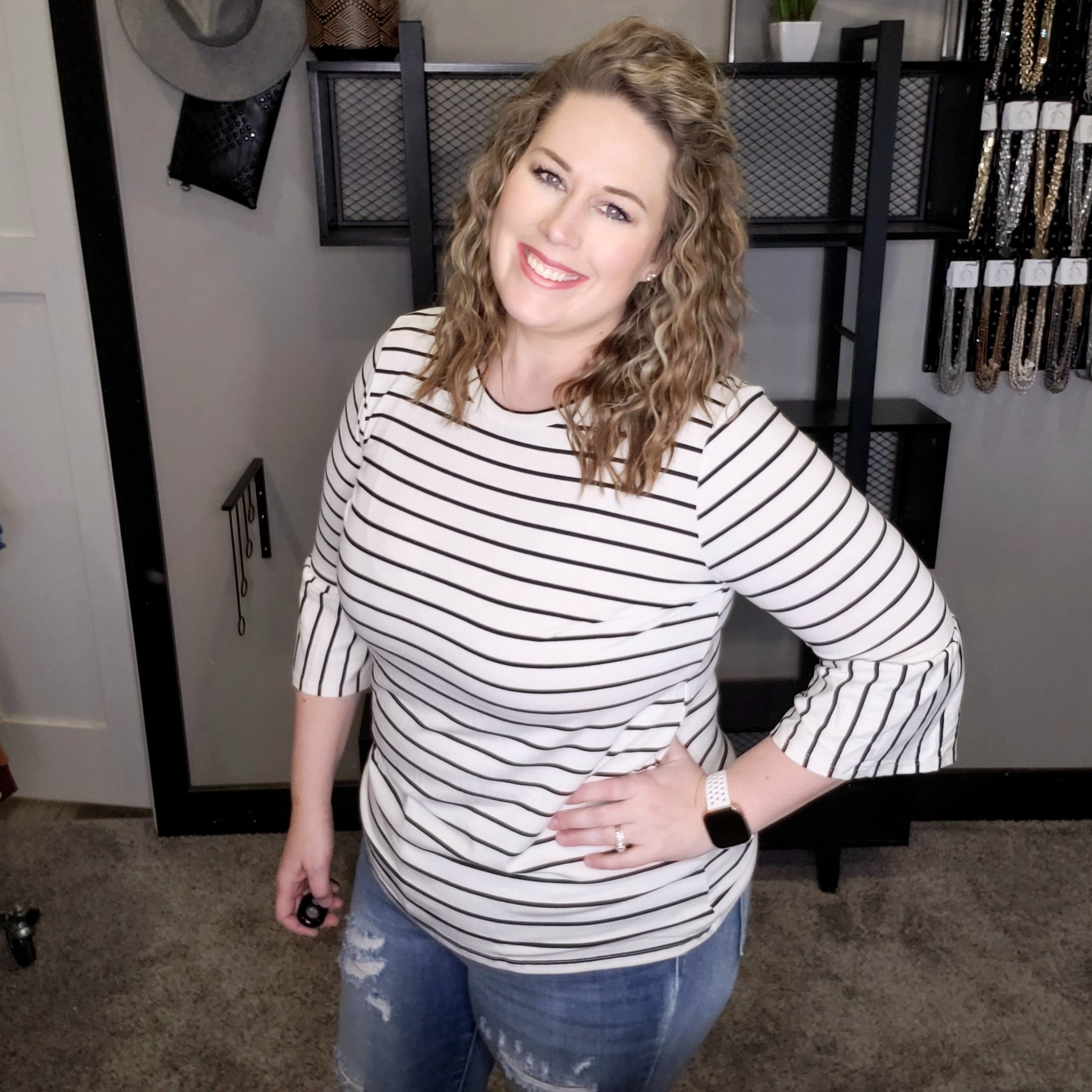 On My Way Striped Top