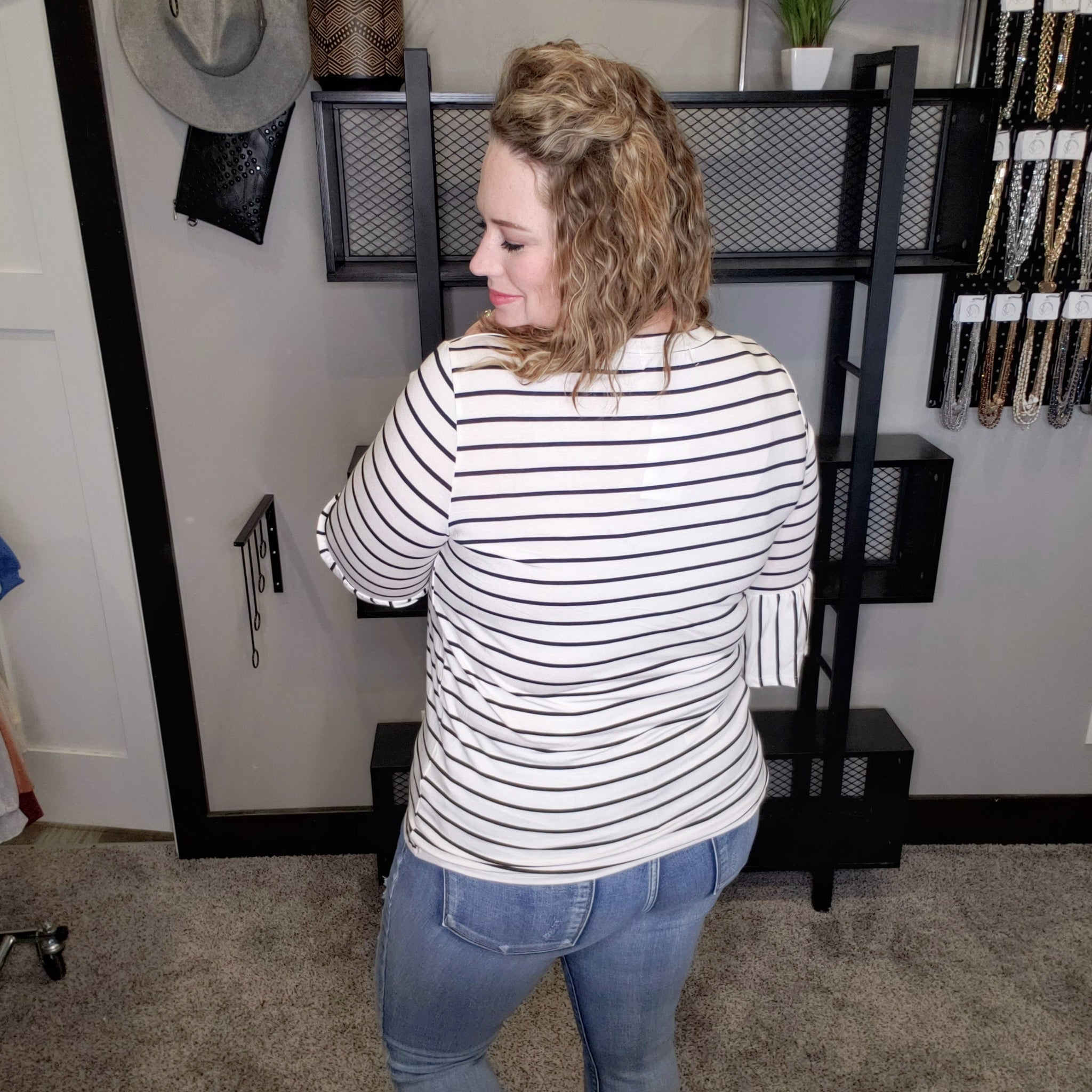 On My Way Striped Top