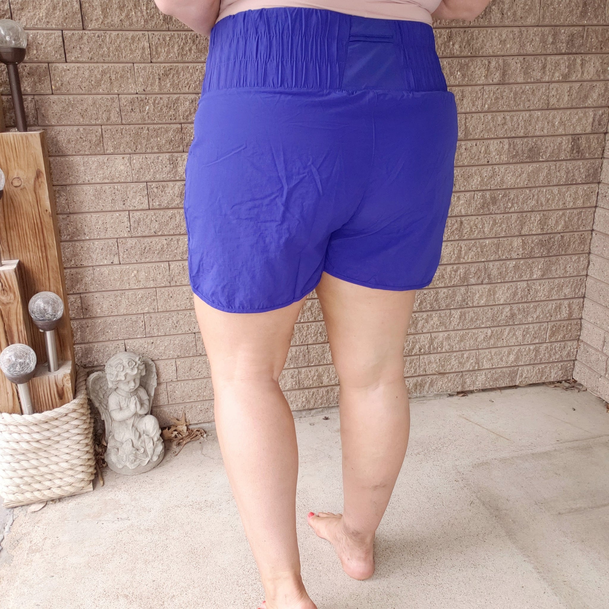 Looking Different Athletic Shorts - Bright Blue