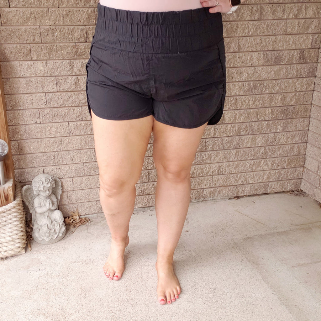 Looking Different Athletic Shorts - Black
