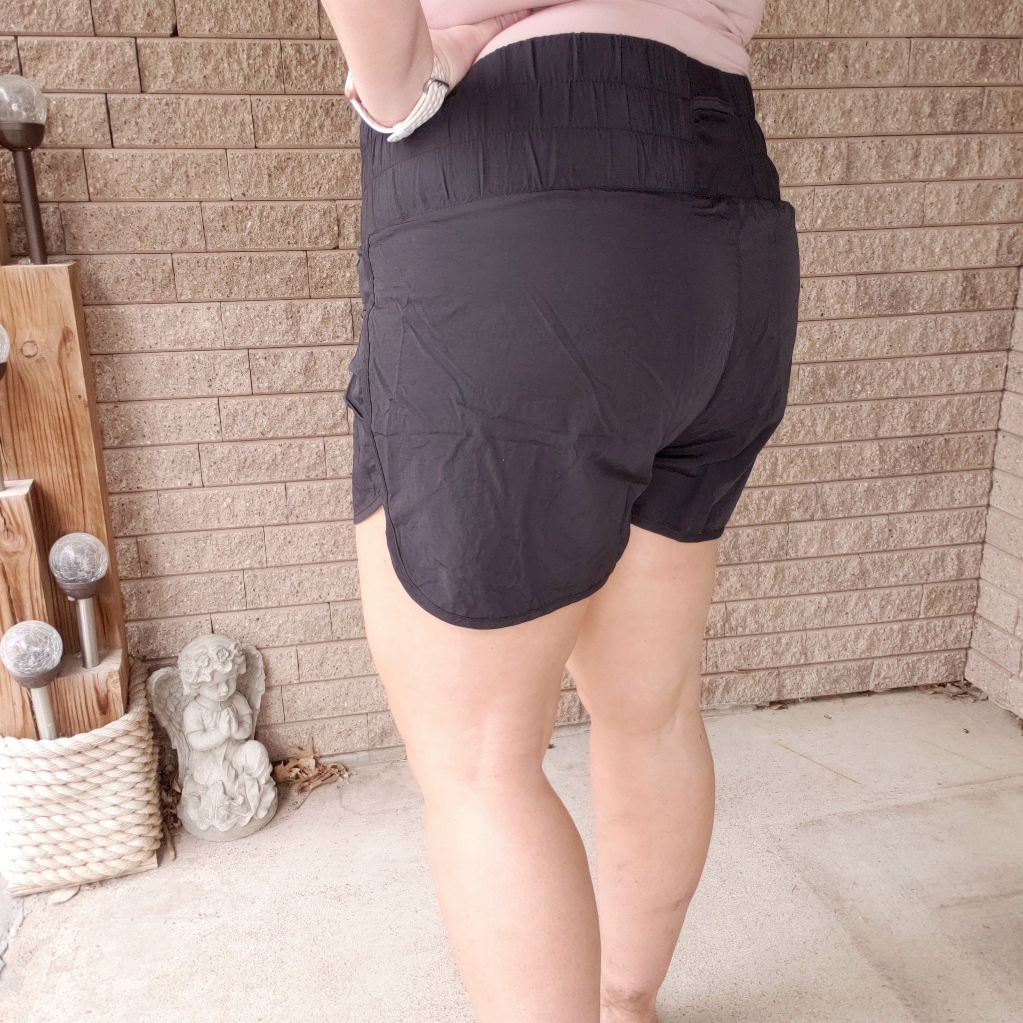 Looking Different Athletic Shorts - Black