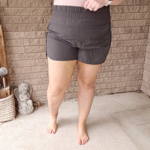 Looking Different Athletic Shorts - Ash Grey