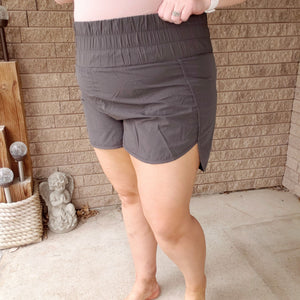 Looking Different Athletic Shorts - Ash Grey