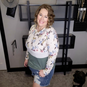 Gentle Touch Color Block Top