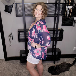 Bloom with Grace Floral Kimono