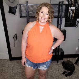 Happy Thoughts Basic Tank - Orange