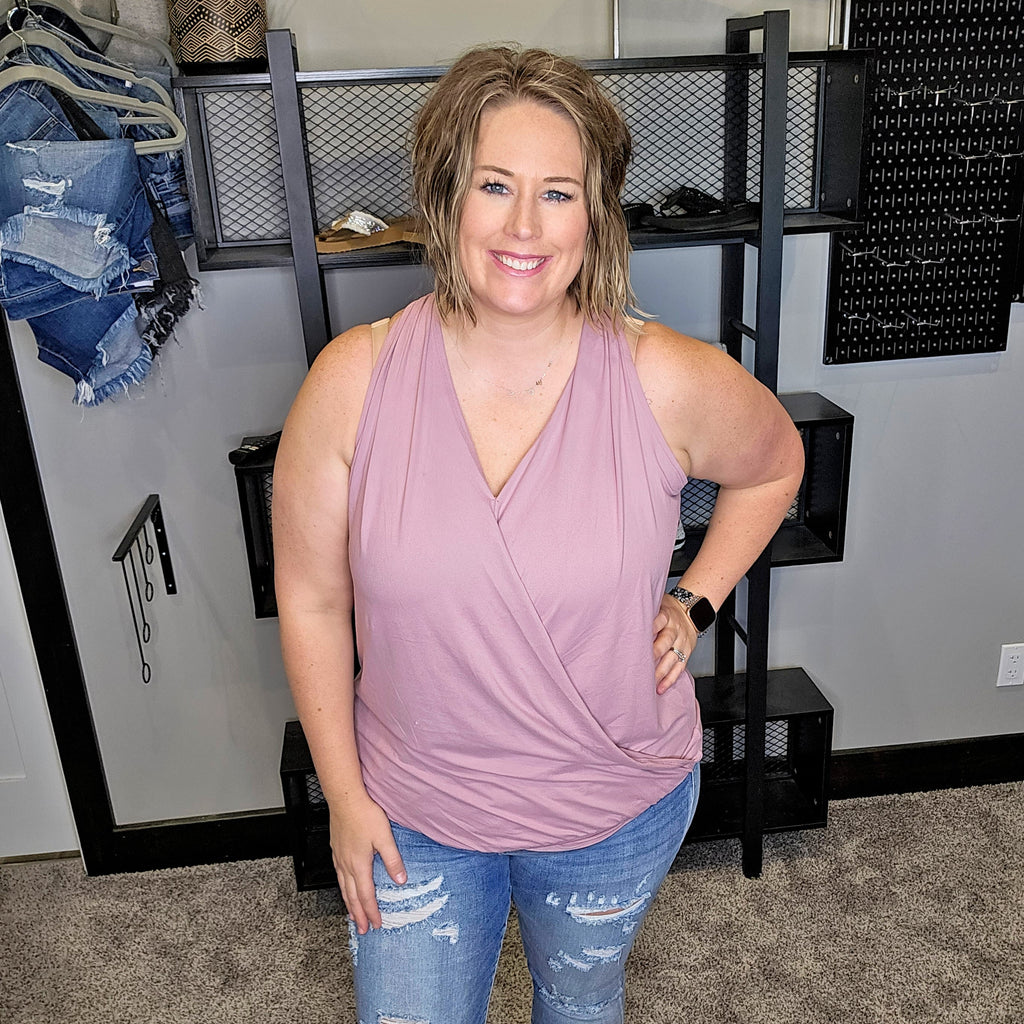 It's My Time Basic Tank - Rose