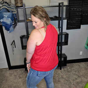 It's My Time Basic Tank - Ruby