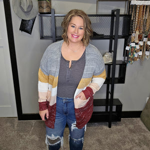 Treat You Right Colorblock Cardigan