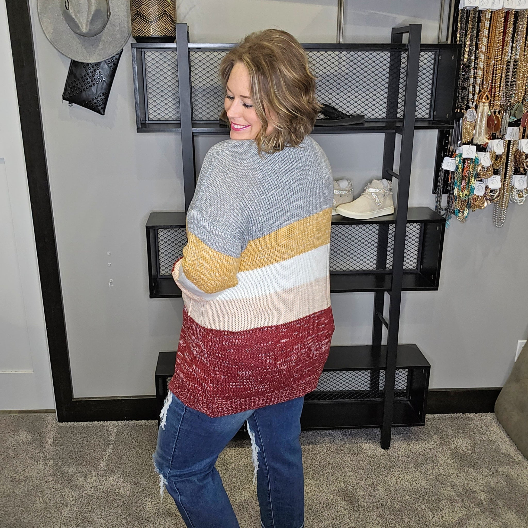 Treat You Right Colorblock Cardigan