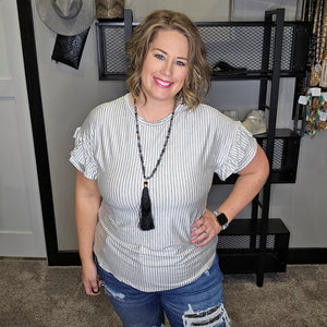 Back To Basics Ruffle Top