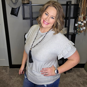 Back To Basics Ruffle Top