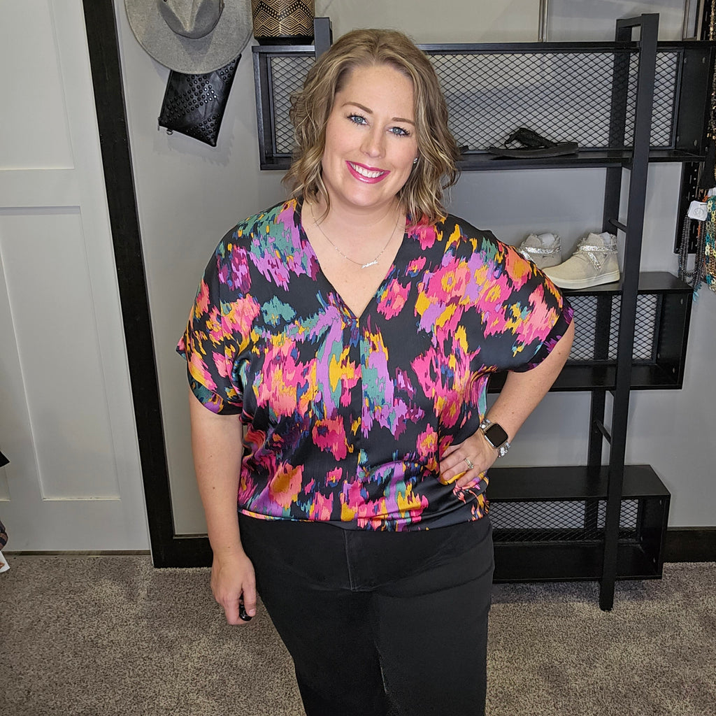 All In Color Watercolor Top