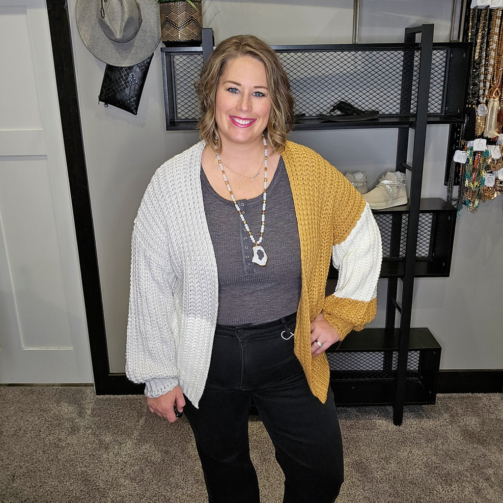 Endless Memories Colorblock Cardigan