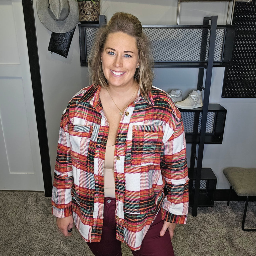 Warm & Toasty Plaid Shacket