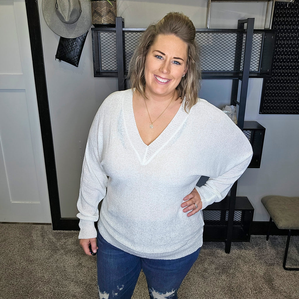 Someone You Love Lightweight Sweater - Off-White