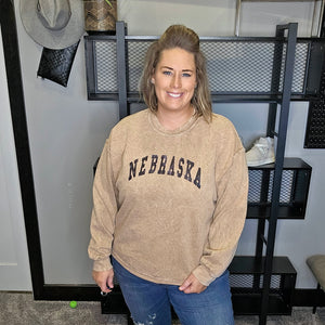 NEBRASKA Graphic Sweatshirt - Yam