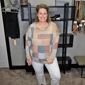 Make Today Great Vintage Knit Top