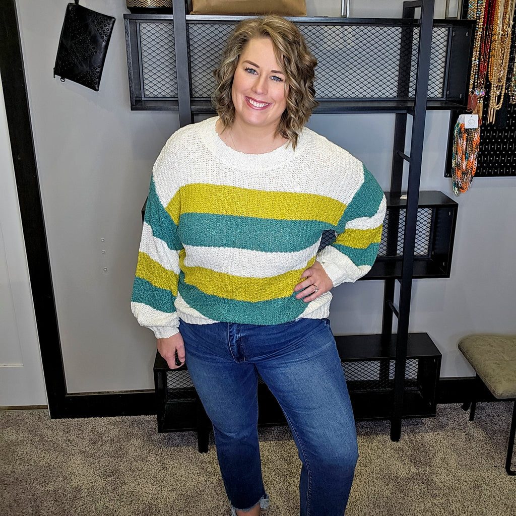 For Colder Days Striped Sweater