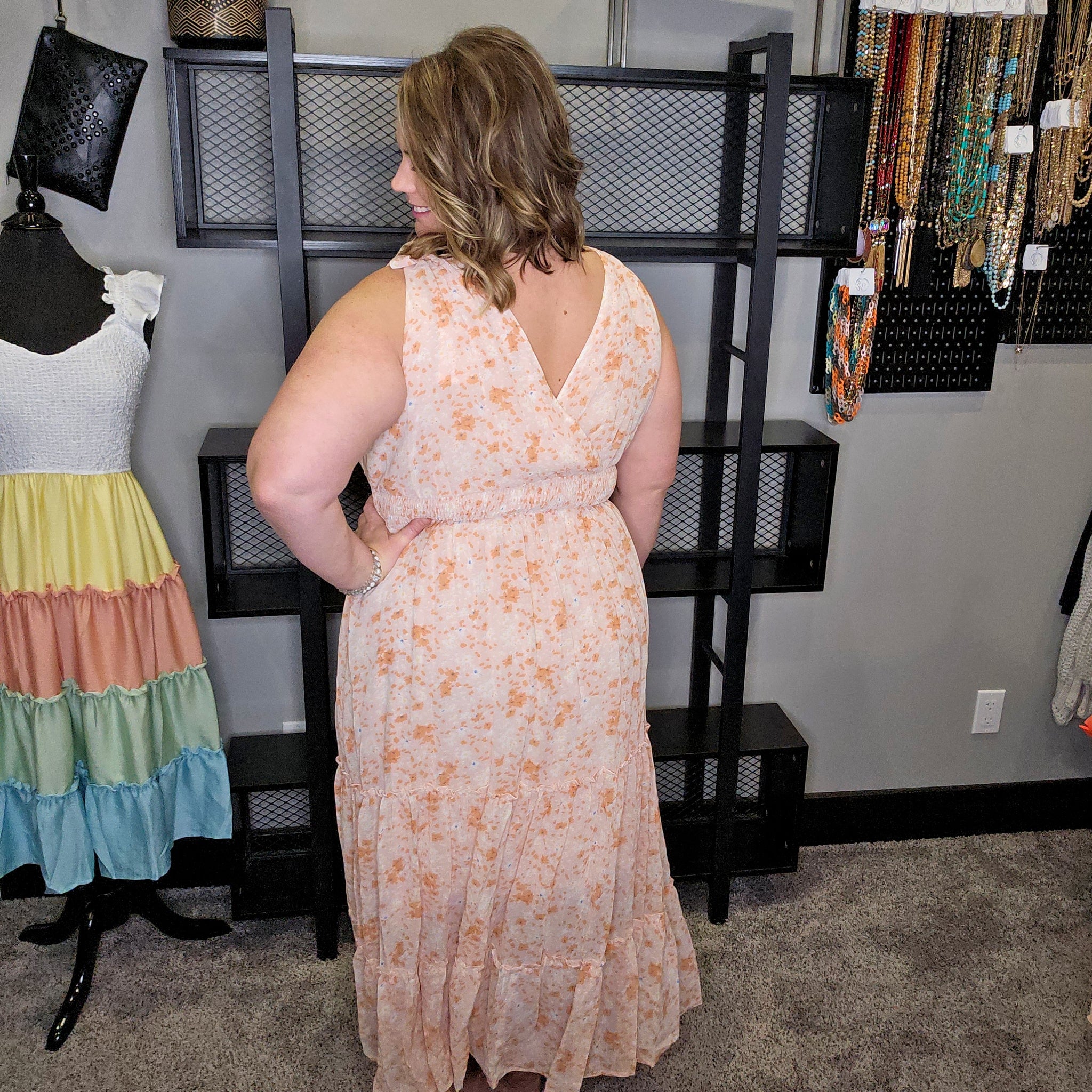 Give It A Go Floral Dress