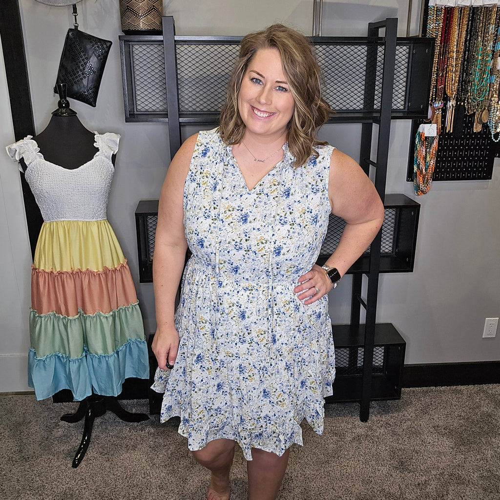 Sunny Skies Floral Dress