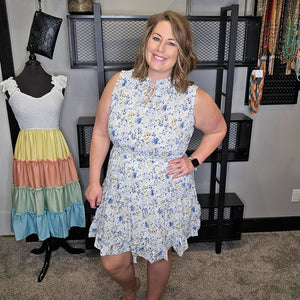 Sunny Skies Floral Dress