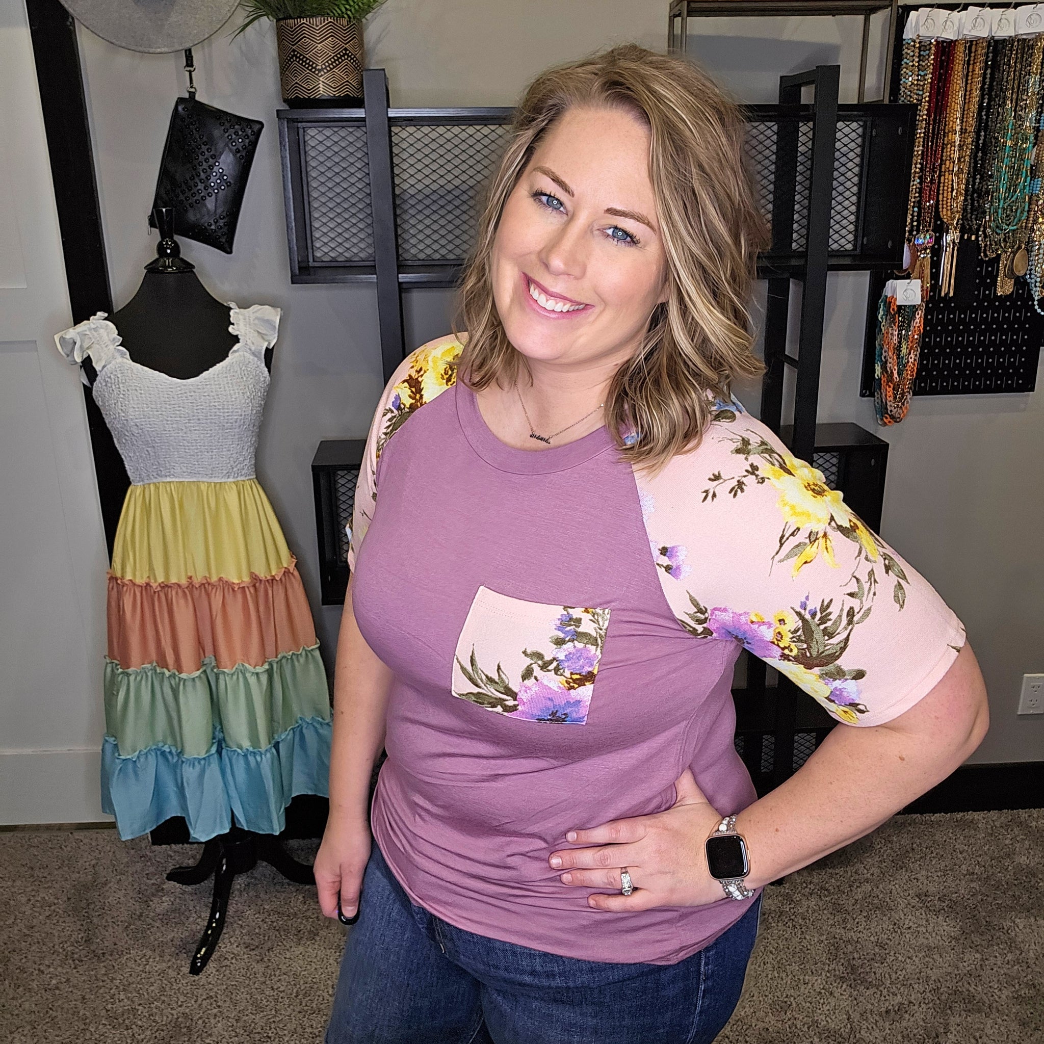 Small Town Roots Floral Top