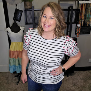 Make Your Choice Striped Top