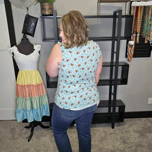 Miles Ahead Floral Tank